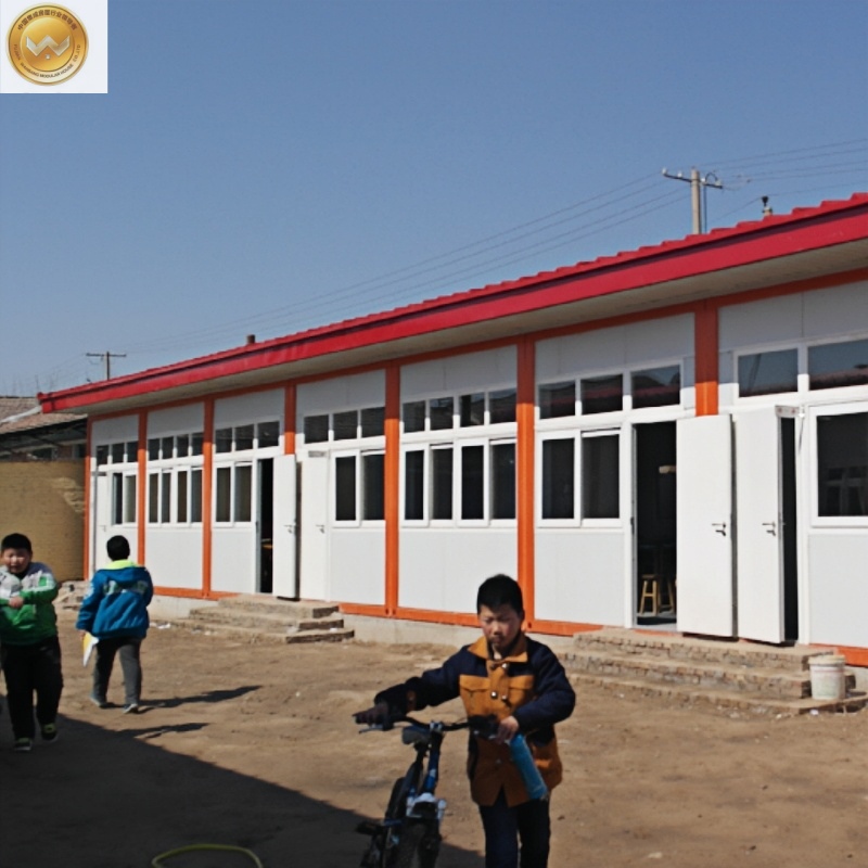 Flat packed container house as school